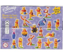 Raro SET 20 Figure 4cm WINNIE POOH Figure Collection TIGRO PIMPI IH-OH Tomy Disney