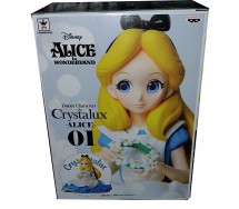 Figura Statuetta ALICE in Wonderland CRYSTALUX Banpresto 10cm