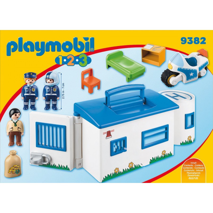 playmobil 5299 portable police station