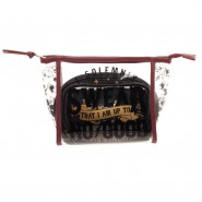 HARRY POTTER Set Da Viaggio NIMBUS 2000 Giuramento TRE BORSE Beauty Travel Set ORIGINALE Bioworld