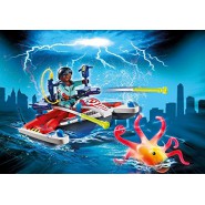 Playset ZEDDEMORE con ACQUA SCOOTER da THE REAL GHOSTBUSTERS Playmobil 9385