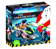 Playset STANTZ with FLYING MOTORCYCLE From THE REAL GHOSTBUSTERS Playmobil 9388