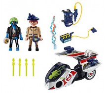 Playset STANTZ with FLYING MOTORCYCLE From THE REAL GHOSTBUSTERS Playmobil 9388