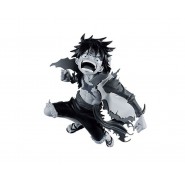 ONE PIECE Figure Statue 16cm MONKEY LUFFY BLACK AND WHITE VERSION Battle  World Colosseum 4 BANPRESTO Japan 