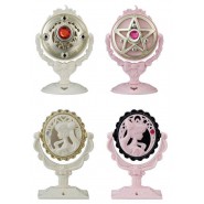 SAILOR MOON Lotto 4 Miniature SPECCHI Collezione STAND MIRROR Gashapon BANDAI