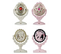 SAILOR MOON Lotto 4 Miniature SPECCHI Collezione STAND MIRROR Gashapon BANDAI