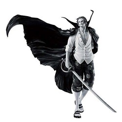 ONE PIECE Figura Statua SHANKS 18cm BIANCO NERO Variante WORLD FIGURE COLOSSEUM Banpresto