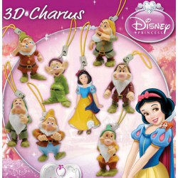 SET Completo 8 Figure BIANCANEVE E I 7 NANI Disney CON CAPSULA Originali TOMY