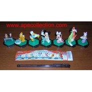 RARO SET Completo 7 Figure Collezione DISNEY ORCHESTRA Band YUJIN Giappone TOPOLINO PLUTO PIPPO etc.