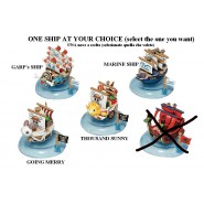 ONE PIECE Modellino NAVE 5cm SCELTA MODELLO Originali MEGAHOUSE Trading Figures SHIPS Serie 1