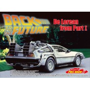 RITORNO AL FUTURO Snap Kit Modello Auto DeLorean DMC-12 1/43 Originale Aoshima