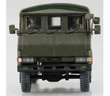 Plastic Model Kit Military JGSDF 3 1/2t TRUCK WITH ADDITIONAL ARMOUR w/6 figures Scale 1/72 AOSHIMA Japan