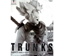 DRAGON BALL Figure 18cm TRUNKS Scream WORLD FIGURE COLOSSEUM Vol 6 BLACK WHITE Version Original BANPRESTO Japan Dragonball