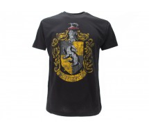 HARRY POTTER T-Shirt Maglietta STEMMA Casa TASSOROSSO Logo UFFICIALE Warner Bros