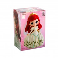 Figura Statuetta 14cm ARIEL Vestito Sposa Beige QPOSKET Banpresto DISNEY Versione A