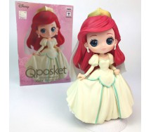 Figura Statuetta 14cm ARIEL Vestito Sposa Beige QPOSKET Banpresto DISNEY Versione A