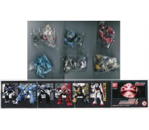 Rare SET 6 Figures Model Robot GUNDAM Serie PART 6 BANDAI Gashapon