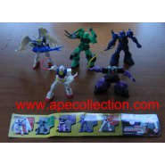 RARO SET 5 Figure Modellini Robot GUNDAM Serie PART 5 BANDAI Gashapon