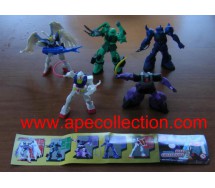 RARO SET 5 Figure Modellini Robot GUNDAM Serie PART 5 BANDAI Gashapon