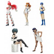 Set 5 Figure Collezione GAINAX Gals GIRLS PART 3 Nadia Evangelion etc. Originali BANDAI JAPAN Nadia etc.