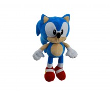 Peluche SONIC THE HEDGEHOG Riccio AZZURRO Classic Version GRANDE 28cm ORIGINALE Sega