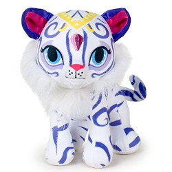 Plush of NAHAL White Tiger 16cm from Shimmer and Shine Original NICKELODEON Official