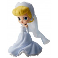 Figura Statuetta 14cm CENERENTOLA Versione azzurro chiaro QPOSKET Banpresto DISNEY Cinderella