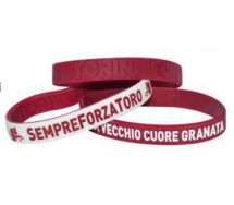 SET 3 RUBBER BRACELETS Original TORINO FC Toro Granata Football Soccer CLUB Official