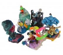 RARE Set 5 FiguresDISNEY CINEMAGIC PARADISE Secondo PART 2 Yujin JAPAN  Dumbo Pinocchio Ariel etc.