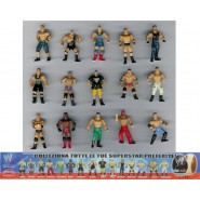 RARO Set Completo 15 Mini Figure WRESTLING Wrestler Originali Giochi Dolci Preziosi