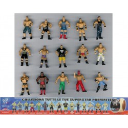 Rare COMPLETE SET 15 Mini Figures WRESTLING Wrestler Original Giochi Dolci Preziosi
