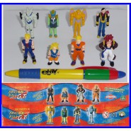 RARO Set Completo 8 Mini Figure DRAGONBALL GT Originali Giochi Dolci Preziosi