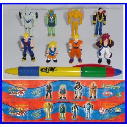 Rare COMPLETE SET 8 Mini Figures DRAGONBALL GT Original Giochi Dolci Preziosi