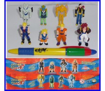 Rare COMPLETE SET 8 Mini Figures DRAGONBALL GT Original Giochi Dolci Preziosi