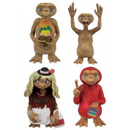 E.T. Extraterrestre LOTTO 4 Figure Collezione 6cm ORIGINALI Gashapon TOMY Giappone