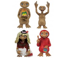 E.T. Extraterrestre LOTTO 4 Figure Collezione 6cm ORIGINALI Gashapon TOMY Giappone