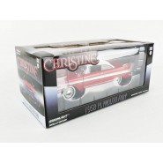 CHRISTINE DieCast Model Car 19cm PLYMOUTH 1958 FURY Red White Clear Glass Scale 1/24 ORIGINAL Greenlight 