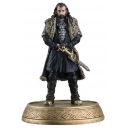 THORIN Scudo di Quercia Figura RESINA 6cm Scala 1/25 SERIE HOBBIT COLLECTOR'S Eaglemoss LO HOBBIT