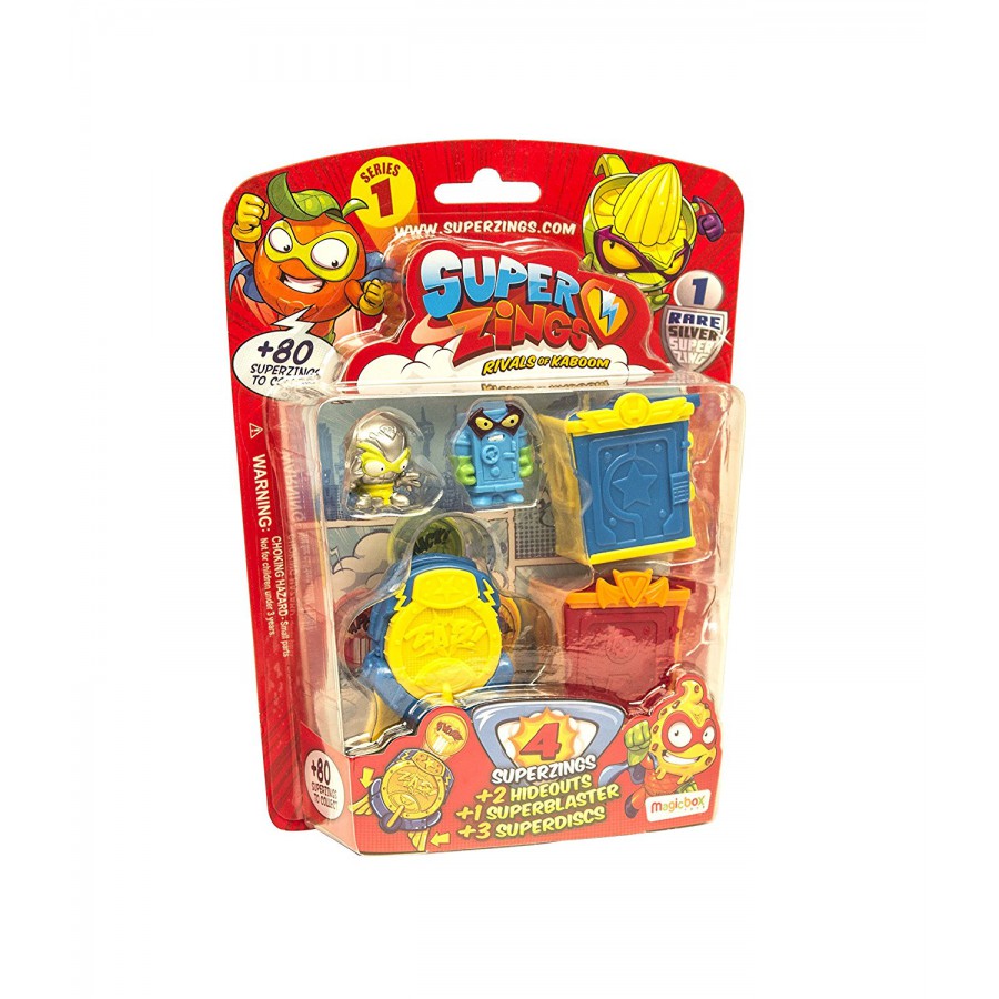 SuperThings Rivals Kaboom 1 Hideout and 1 Detector Blister Secret Spies with 4 Figures PST6B416IN00