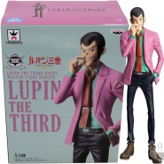 Figure Statue LUPIN with PINK Jacket with CIGARETTE 26cm Serie MASTER STARS PIECE IV 4 Part 5 Original Lupin III Third BANPRESTO
