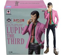 Figure Statue LUPIN with CIGARETTE Pink Jacket 26cm Serie MASTER STARS PIECE IV 4 Part 5 Original Lupin III Third BANPRESTO