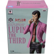 Figure Statue LUPIN with CIGARETTE Pink Jacket 26cm Serie MASTER STARS PIECE IV 4 Part 5 Original Lupin III Third BANPRESTO