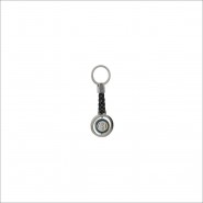 INTER Turnable KEYRING Metal and Rubber LOGO Official ORIGINAL