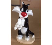 Plastic Figure SYLVESTER cat SENIOR 10cm DE AGOSTINI Warner Bros Collection LOONEY TUNES