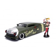 Modellino 1951 MERCURY 20cm Con Figura HARLEY QUINN 1/24 DIE CAST DC Comics JADA Toys