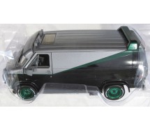 A-TEAM DieCast Model Car CHASE Version Green Wheels 12cm Van GMC VANDURA 1983 Scale 1/43 ORIGINAL Greenlight 