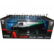 A-TEAM DieCast Model Car CHASE Version Green Wheels 12cm Van GMC VANDURA 1983 Scale 1/43 ORIGINAL Greenlight 