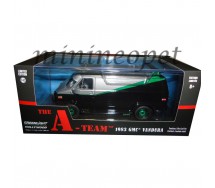 A-TEAM DieCast Model Car CHASE Version Green Wheels 12cm Van GMC VANDURA 1983 Scale 1/43 ORIGINAL Greenlight 