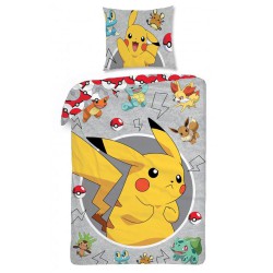 Bed Set Pokemon Pikachu Pokeball Duvet Cover 140x200 Pillow Cover