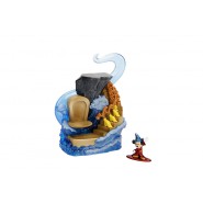 MICKEY MOUSE Figure 5cm DIORAMA Sorcerer's Apprentice FANTASIA Mickey Mouse METAL Original JADA NANO SCENE Metalfigs DISNEY